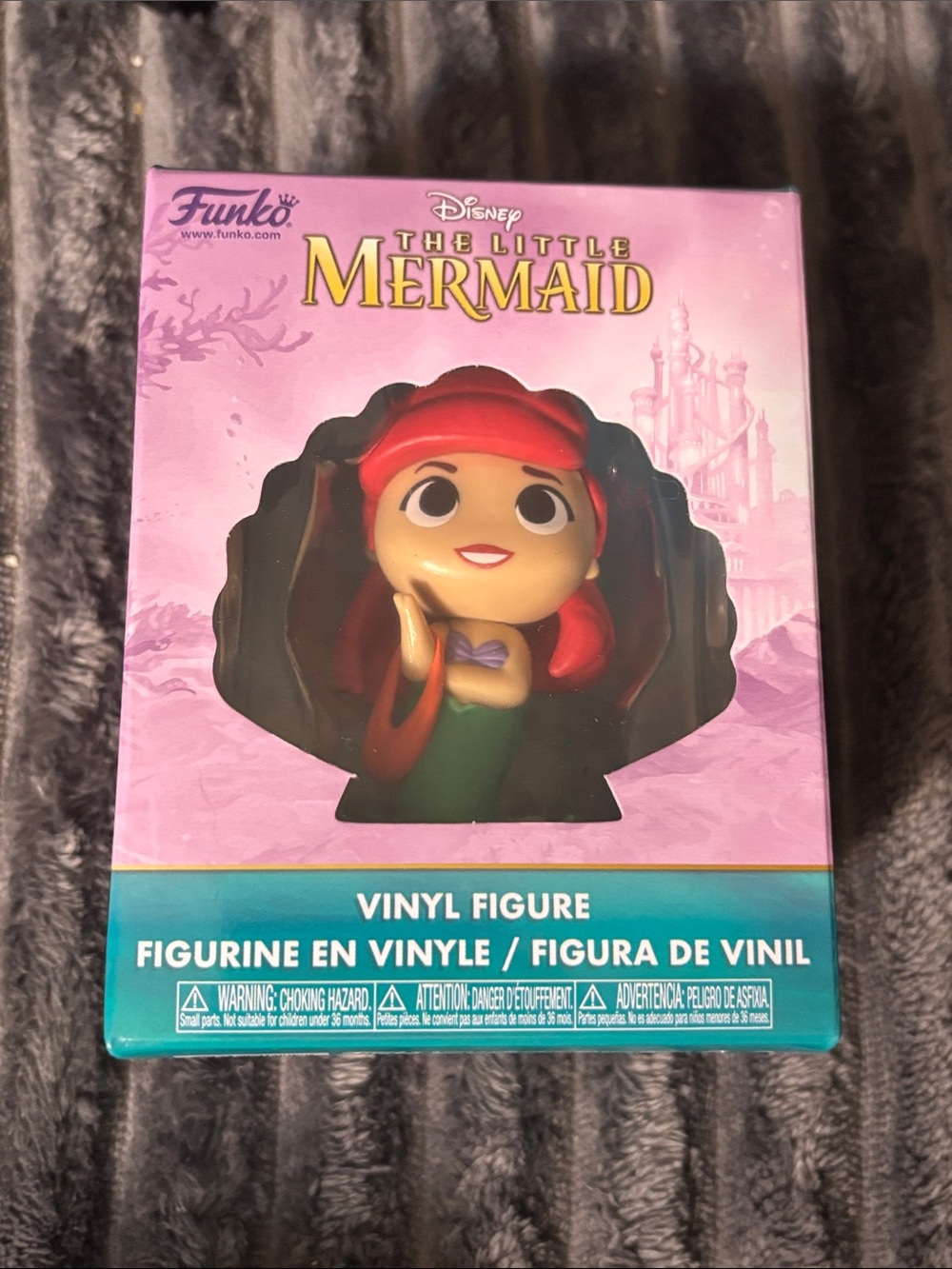Funko Ariel Vinyl Figure - Red Hair, Green Tail, Purple Top